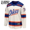 Lasten NHL Edmonton Oilers Pelipaita 2025-26 Fanatics Premium Stuart Skinner Alternate Valkoinen